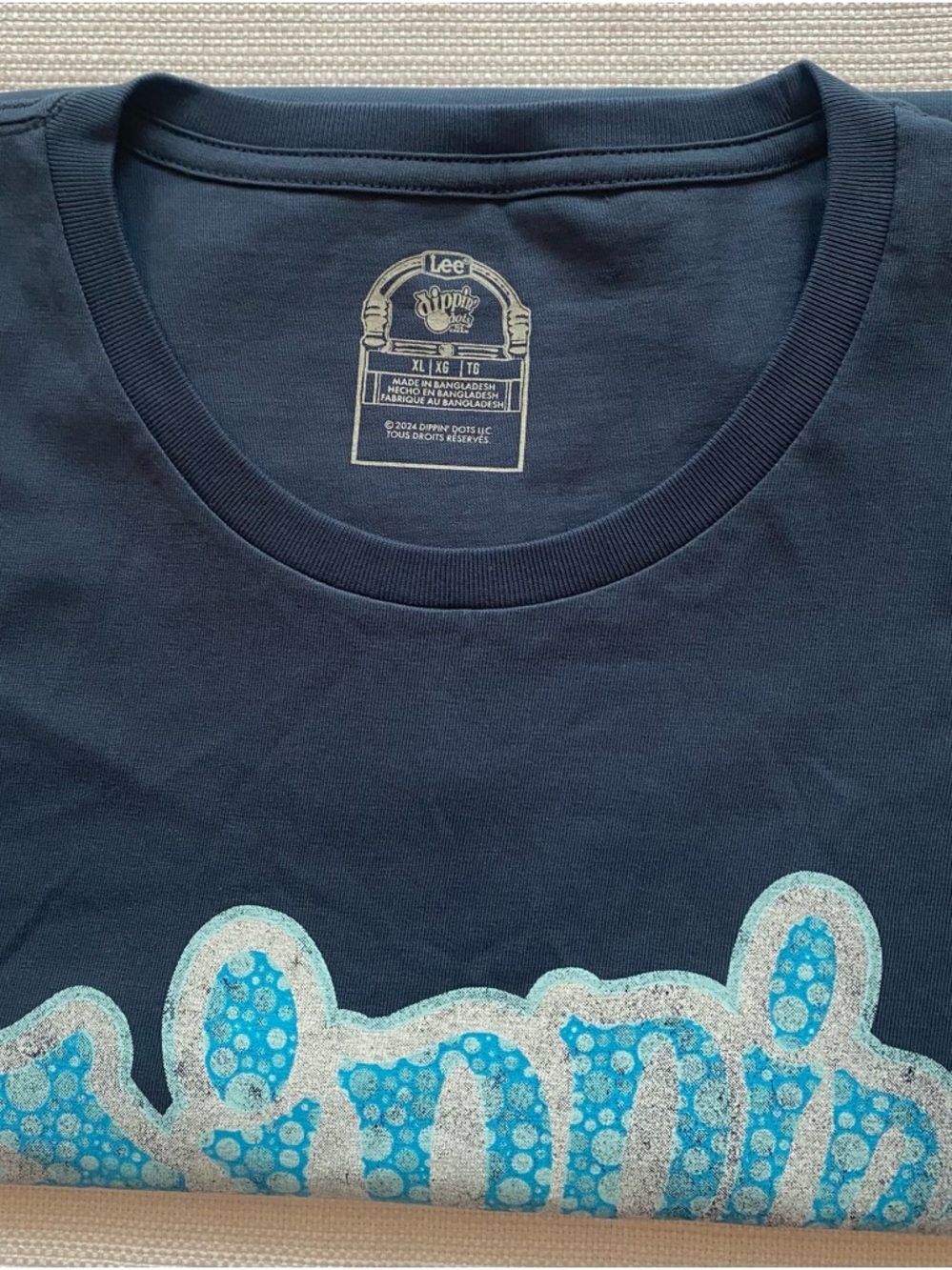 Lee Dippin Dots Men's Short Sleeve Graphic Crew Neck Blue T-Shirt Size XL NWOT - Picture 11 of 11